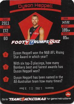 2021 Team Coach AFL #16 Dyson Heppell Back